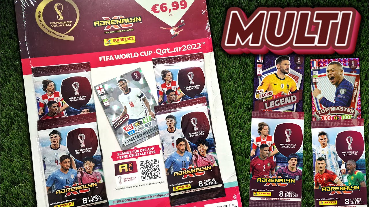 Panini Adrenalyn XL FIFA World Cup Qatar 2022 Multipack | Bontás - YouTube