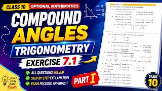Optional Maths Grade 10 | Trigonometry Compound Angles Part I | Easy Explanation & Exam Tricks