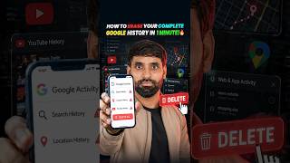 Google History ని Complete గా Delete చెయ్యడం ఎలా? 😮 #ismartshiva #shortsfeed #googlehistory
