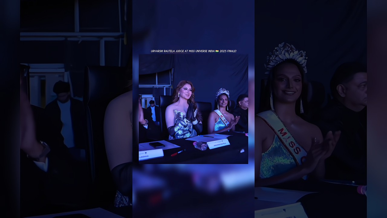 "Urvashi Rautela dazzles as a judge at Miss Universe India 2025 finale with stunning elegance!"