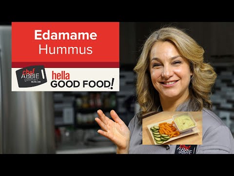 Creamy Edamame Hummus | Vegan Appetizer Recipes