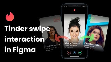 How to build Tinder swipe interaction using @Figma  with source file
