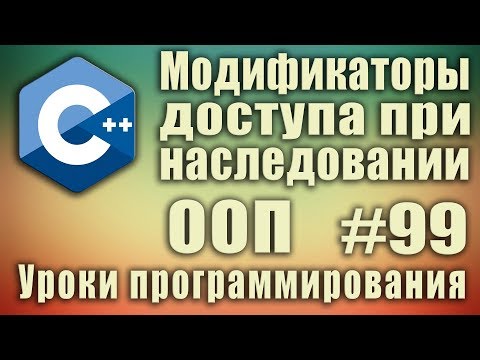 видео: Модификаторы доступа при наследовании. private public protected Спецификаторы доступа. ООП. C++ #99