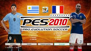 PES 2010 | Uruguay vs Francia | FIFA World Cup | Fase de Grupos