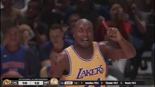 【2K25 NBA 】All Time Los Angeles Lakers vs All Time Detroit Pistons