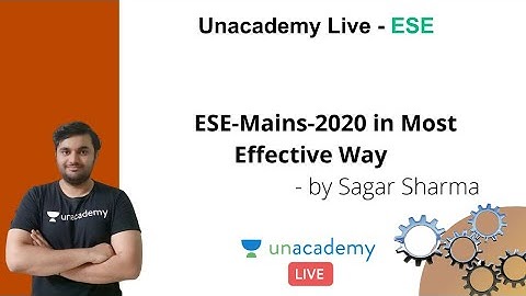 ESE 2020 Mains | ESE-Mains-2020 in Most Effective Way| Mechanical | Sagar Sharma