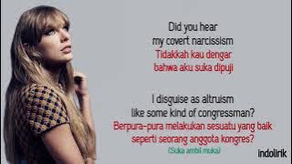 Taylor Swift - Anti-Hero | Lirik Lagu Terjemahan