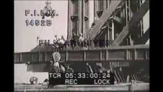 George Washington Bridge Opens (stock footage / archival footage)