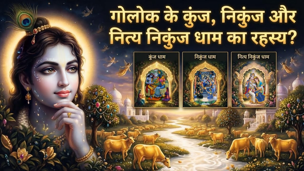 गोलोक के कुंज, निकुंज और नित्यनिकुंज धाम का रहस्य? Mystery of the Kunj, Nikunj,and Nitya-Nikunj Dham