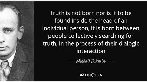  Mikhail Bakhtin