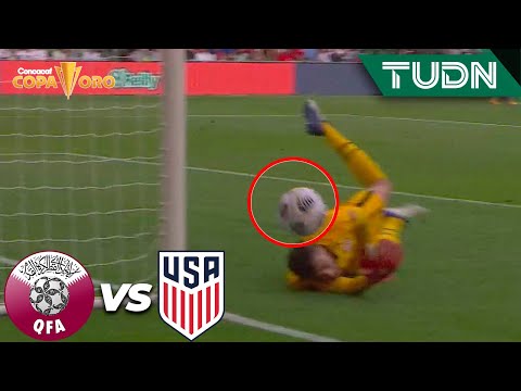 ¡HÉROE! ¡Matt Turner la salva! | Qatar 0-0 Estados Unidos | Copa Oro 2021 - Semifinal | TUDN