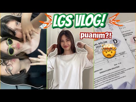 LGS VLOG! PUANIM KAÇ? ARKADAŞLARIMLA ~Destina Kaya