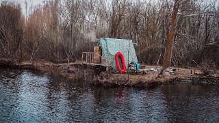 THIS IS THE FIRST TIME I'VE SEEN SUCH A FLOOD | FLOODED A FOREST HUT BY THE RIVER by Forest Paths 5,903 views 11 days ago 14 minutes, 2 seconds