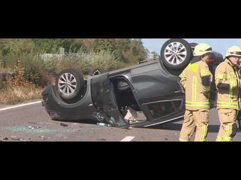 Schwerer Verkehrsunfall A57 Goch