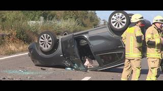 Schwerer Verkehrsunfall A57 Goch