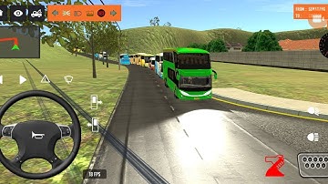 euro coach bus simulator 💥🤩|| new indonesia coach bus simulator - Android gameplay ‪#newgame #41