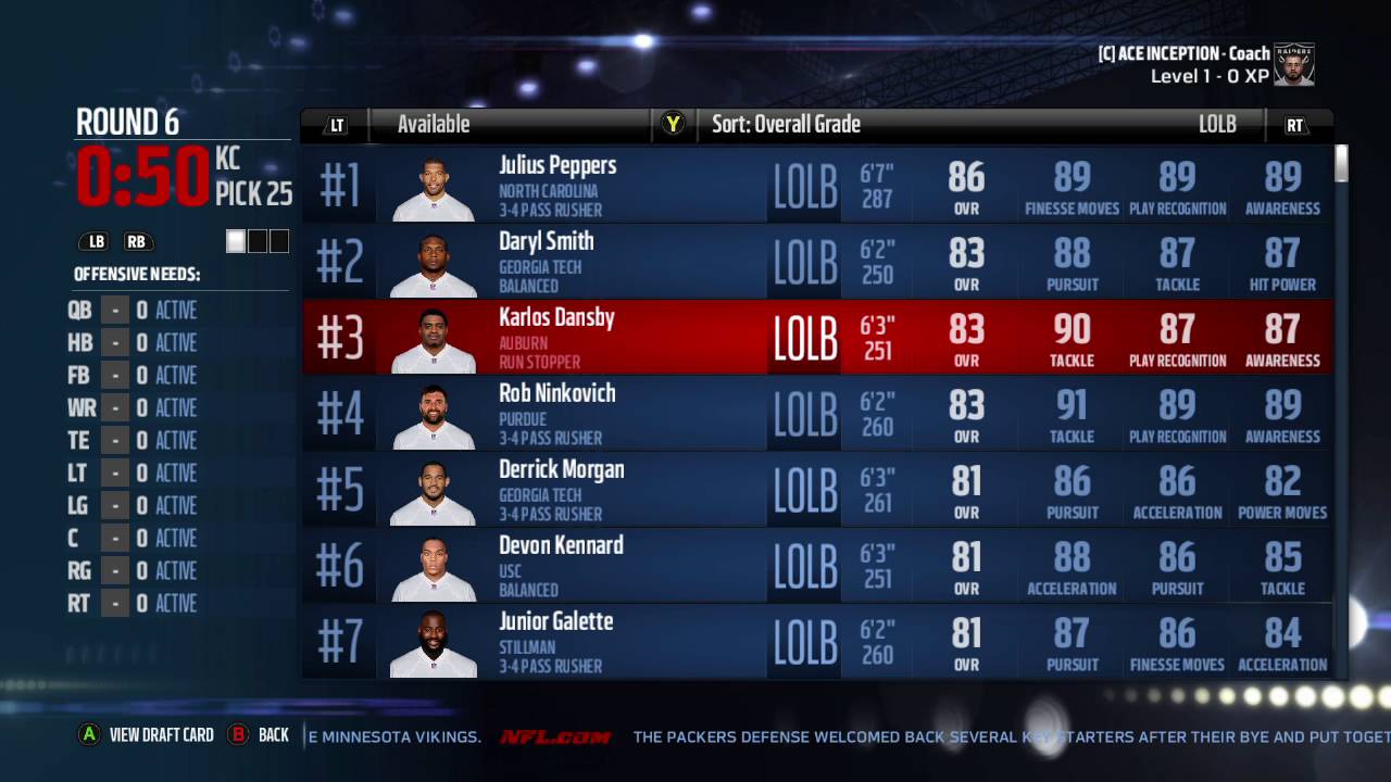 MADDEN 17 THE ULTIMATE FANTASY DRAFT