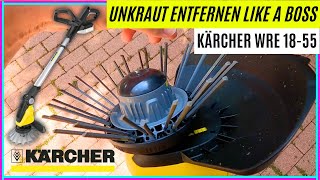 Kärcher Wre 18-55 | Ehrlicher Test Des Luxus Unkrautentferner | Nylon Bürsten & 18V Akku Für Garten