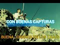 (SURFCASTING)jornada en solitario en zona de  tajos o piedra ,🎣🐟 CON BUENAS CARTURAS !!!