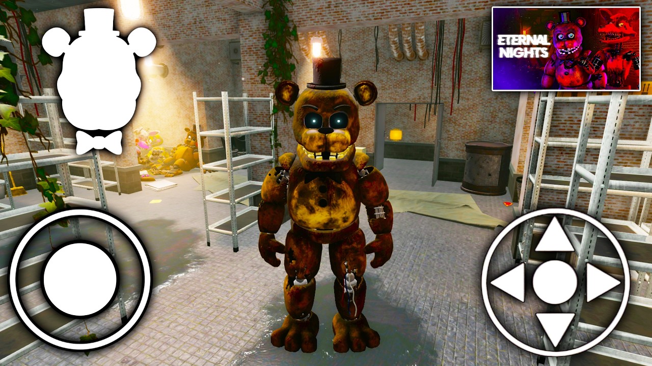 What if I BECOME Golden Freddy!? - FNAF Eternal Nights Roblox