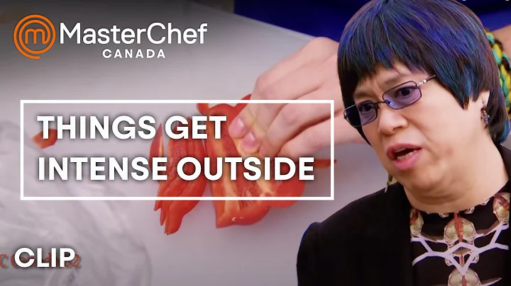 Line Pelletier Has A Fight In A Kitchen And Goes T...
