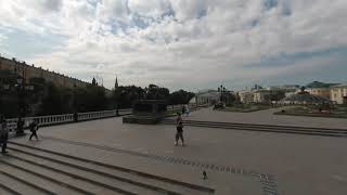 Russia - Moscow - World Clock Fountain 02 (VR180) Nearby