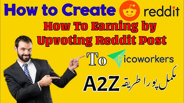 How to Earning by Upvoting Reddit to Picoworker || How to Create Reddit Account || HD