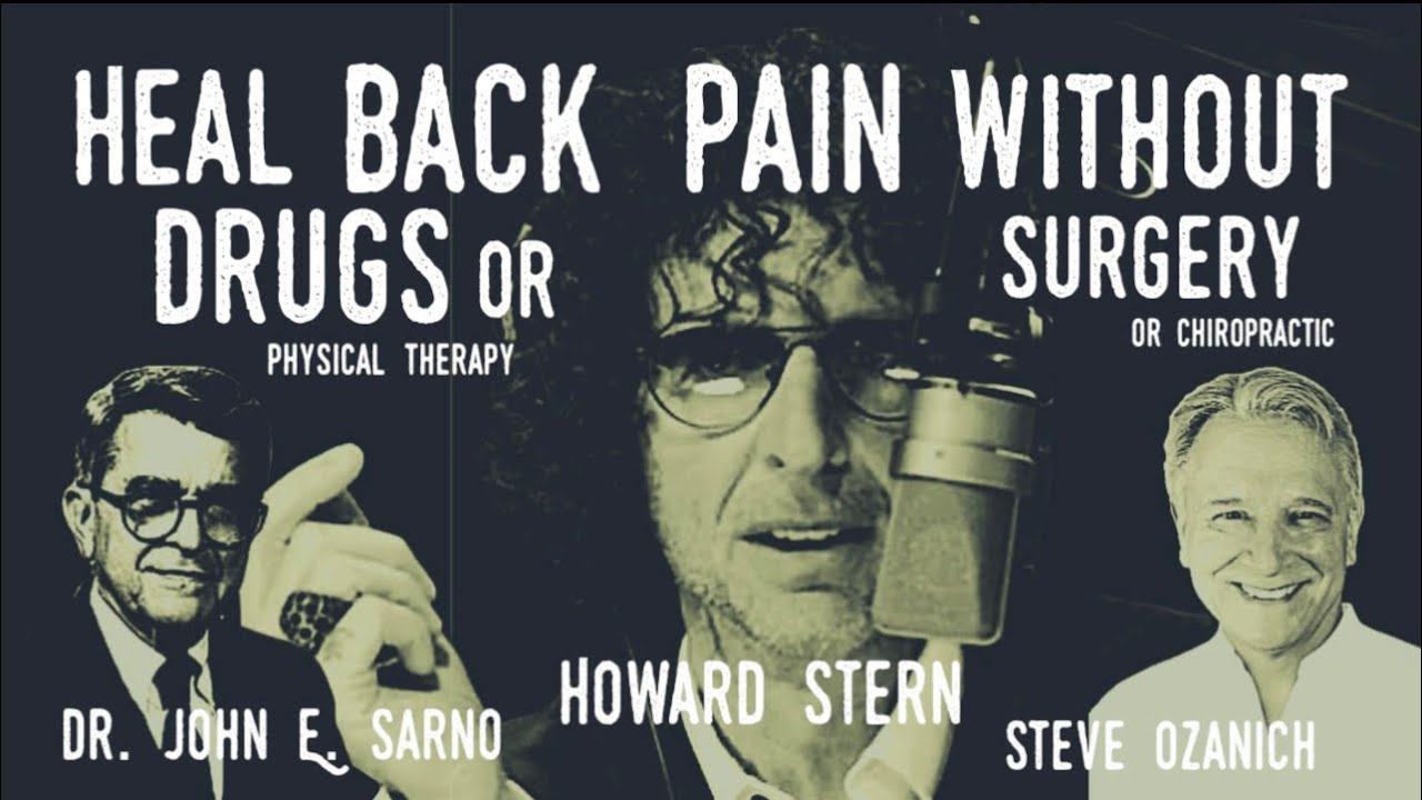 Howard Stern Pays TRIBUTE to Dr. Sarno & Steve Ozanich - YouTube