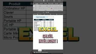 1 clic et Excel transforme tout automatiquement