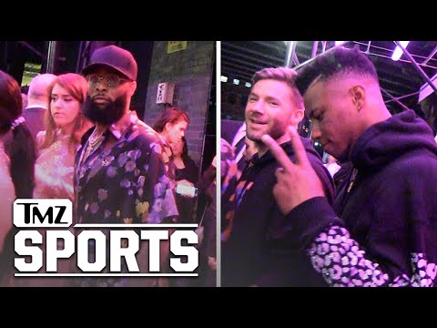 Julian Edelman Shuts Down NY Jets Heckler In Front of Odell, Saquon | TMZ Sports