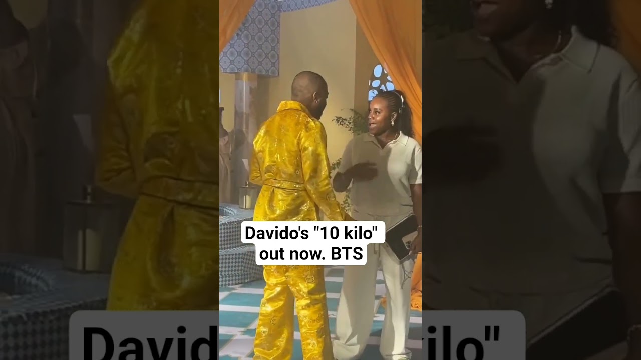 Behind the Scenes of Davido's latest music video "10 kilo"
