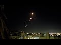 Dozens Of Iranian Missiles And Drones In The Skies Of Amman Jordan On Their Way To Israel 