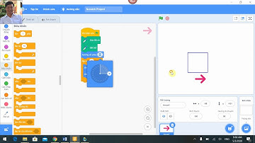 Kỹ thuật vẽ hình cơ bản trong Scratch, vẽ tam giác đều, hình vuông, đa giác đều