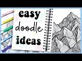 10 EASY Drawing/Doodle Ideas to Try When You're Bored at Home
