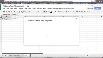 Quick Flubaroo Introduction