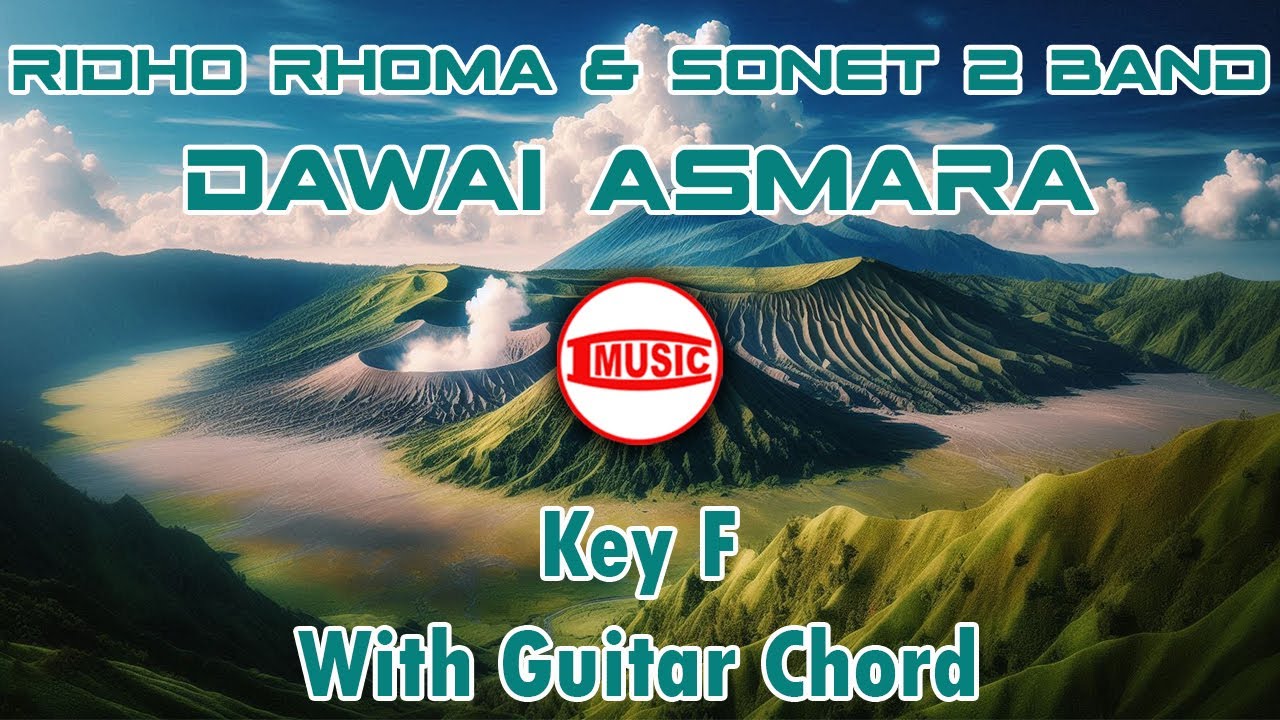 Ridho Rhoma & 2 Band Dawai Asmara [Key F Guitar Chord] YouTube
