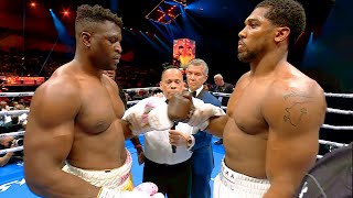 Francis Ngannou Cameroon Vs Anthony Joshua England Knockout Boxing Fight Hd 60 Fps