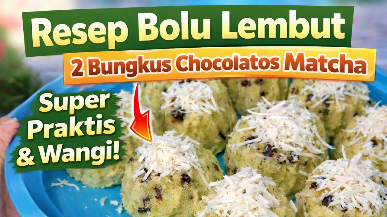 Modal 2 Bungkus Chocolatos Matcha Jadi Bolu Lembut & Wangi#dapurmamanaca 