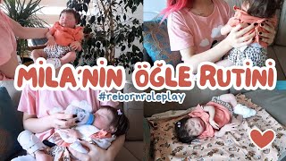 MİLA BEBEK İLE ÖĞLE RUTİNİ 🩷 REBORN BEBEK ROLEPLAY - Afternoon Routine With Reborn Baby Mila #bebek