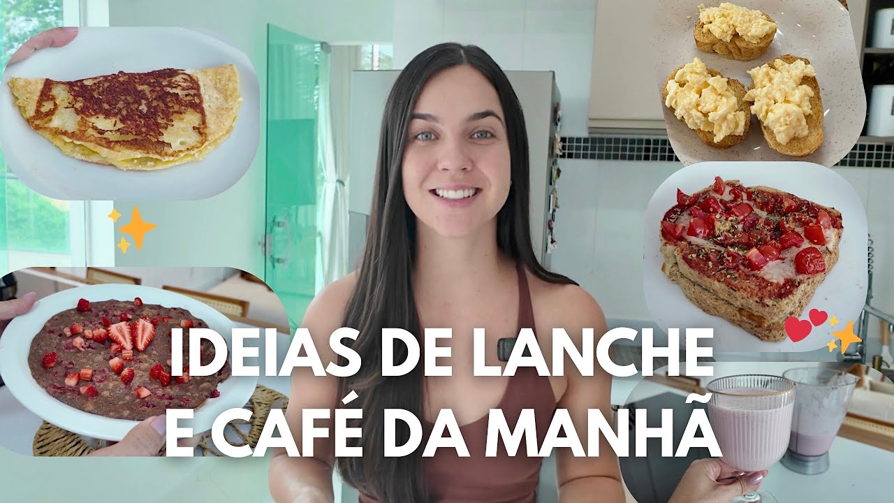 5 IDEIAS DE CAFÉ DA MANHÃ RÁPIDAS, PRÁTICAS E SAUDÁVEIS | Receitas Lanches para Facilitar A Rotina