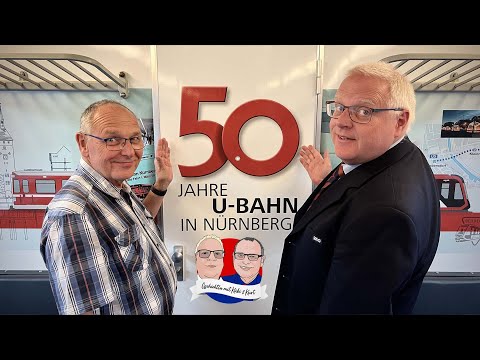 Mit dem Jubi-Zug 50 Jahre U-Bahn feiern - wie Kübi & Kurt