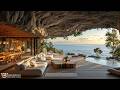 Calm Living Room Jazz Music for Working | Tranquil Jazz Piano &amp; Nature Therapy to Focus, Creativity