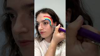 Rainbow magic 🌈✨ #facepainting #onestrokefacepainting #facepaintingideas #rainbow