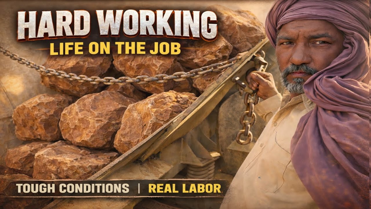 Inside a Stone Crusher: Real Hard Working Life in Extreme Conditions#rockcrushing 
