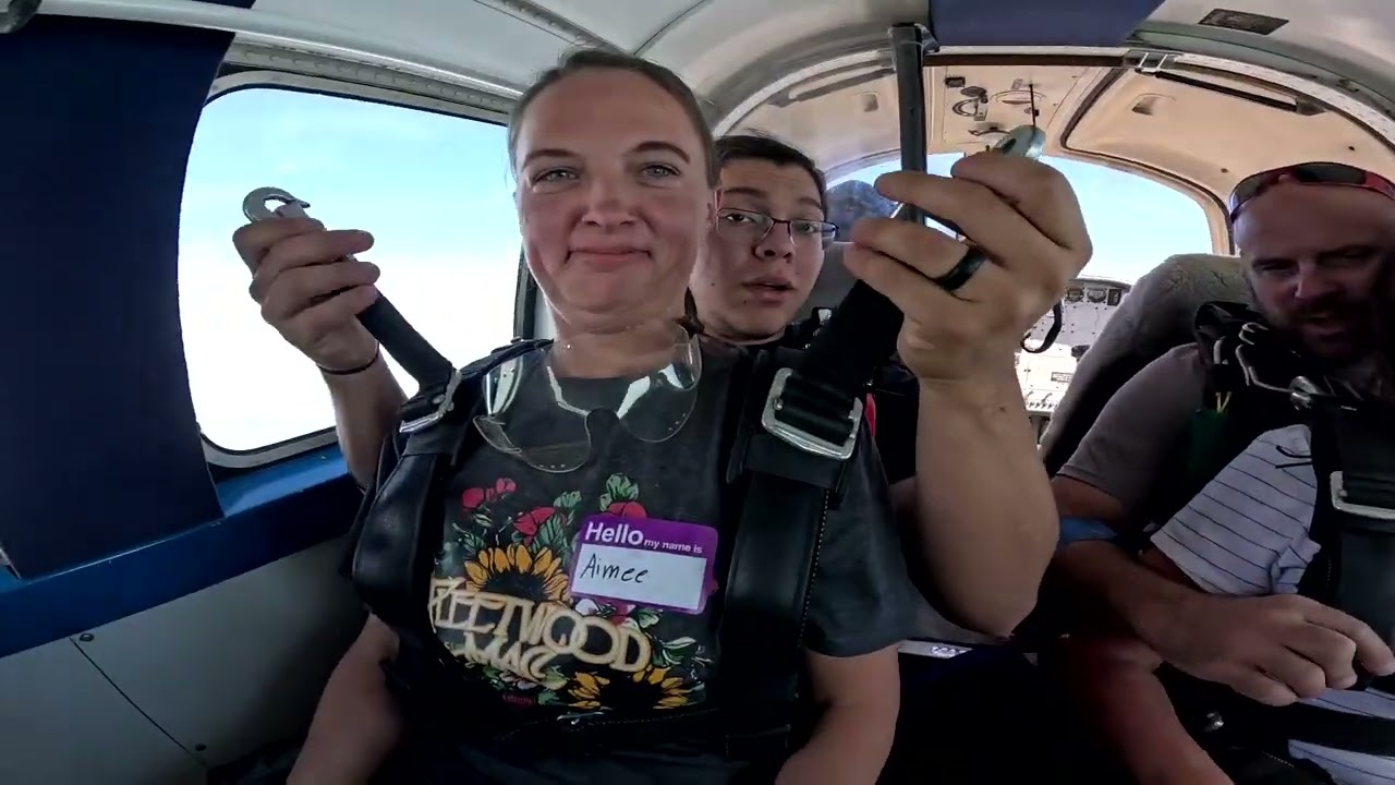 Aimee Aikins - Tandem Skydive at Skydive Indianapolis