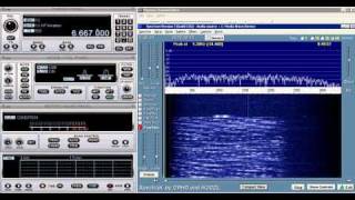 HF radio - Scrambled voice - Spanish fishery - 6.667 Mhz USB - 2010.09.14 - 23:00 UTC