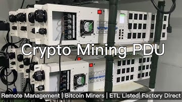 Bitcoin Mining Facility Smart PDU Power Distribution Units | Remote Control Each Miners👉Factory Test