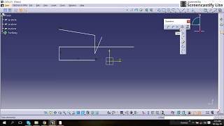 7  CATIA V5 TUTORIAL FOR BEGINNER IN HINDI (Operations mirror rotate trim etc Sketch)