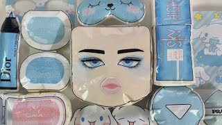 Paperdiy Roblox Sky Blue Skincare Makeup Squishy Asmr 로블록스 Satisfying 종이스퀴시