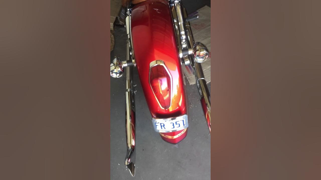 Honda shadow custom aero - YouTube
